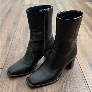 Madden Girl Monicaa Black Mid Calf Boot